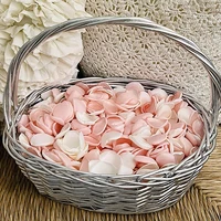 200pcslot silk rose petals flower petals for wedding girl scatter petals for wedding aisle table confetti party home decoration