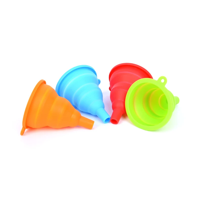 1 шт. складная Мини воронка силиконовая Складная портативное домашнее устройство