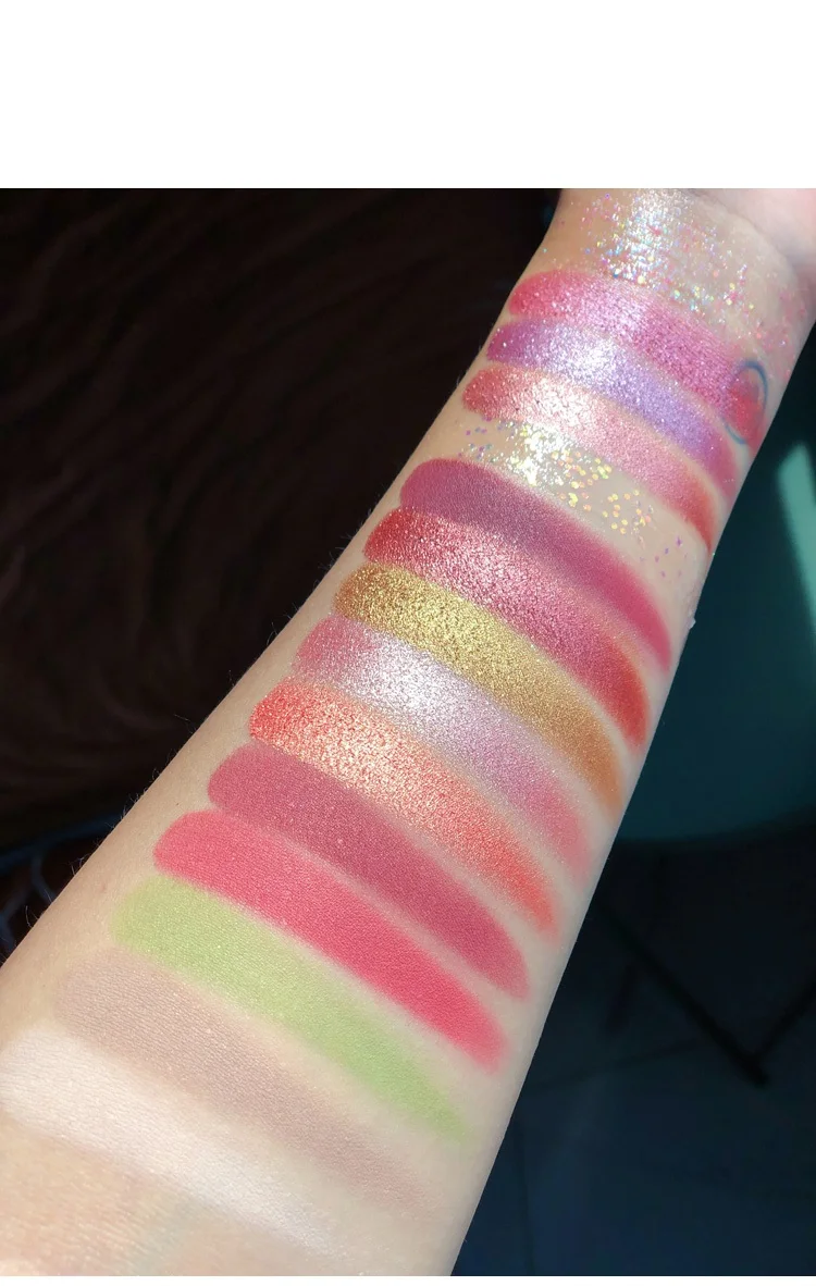 Тени для век палитра 15 цветов макияжа 3D стерео мерцающие матовые тона земли тупые