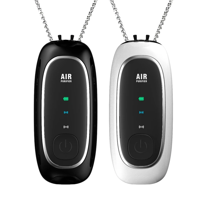 

Air Purifiers Necklace Portable Negative Ion Hanging Neck Purifier For Trave Size Remove Smoke Smell Pet Smell Outdoor