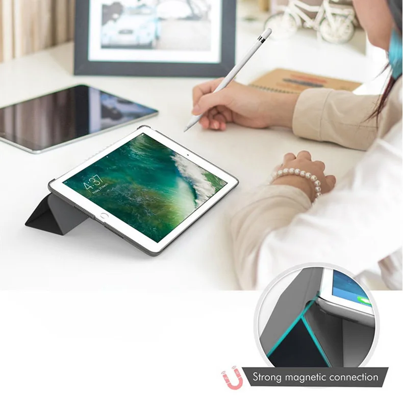 Для iPad Air 1 2 9,7 чехол из искусственной кожи Стенд Fundas для Air 3 10,5 дюймов(3rd Gen) A1474 A1566 Авто спящий умный чехол-книжка