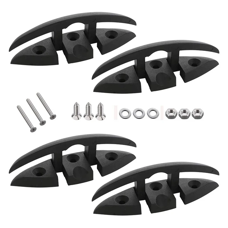 

5 Inch Flip-Up Dock Cleat Boat Folding Cleat for Boat Kayak Hardware Line Rope Cleat Accessories