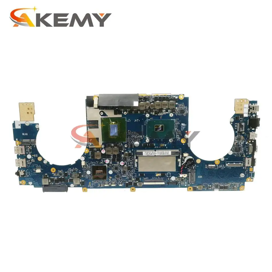 akemy gl502vmk laptop motherboard for asus rog gl502vmk gl502vml gl502vm laptop motherboard hm170 8gb ram i5 7300hq gtx1060 3g free global shipping