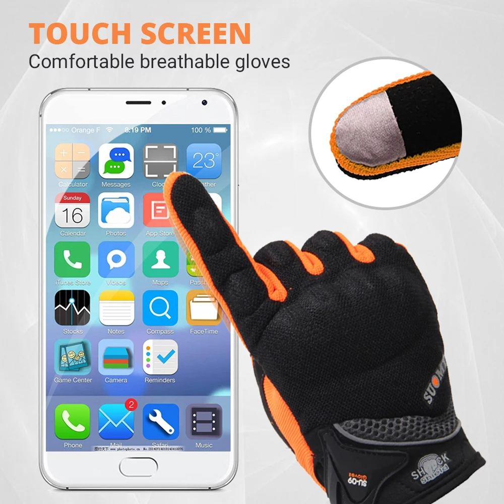 Мотоциклетные Перчатки SUOMY для мужчин гоночные перчатки мотокросса дышащие с