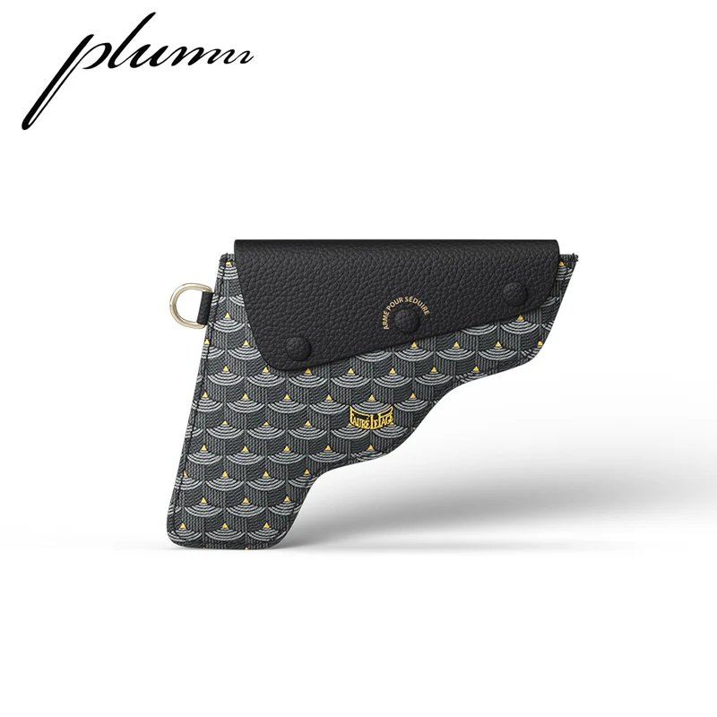 

Плюшевая ручная сумка для удостоверения личности в виде рыбьей чешуи и искусственной кожи с визитницей первого слоя из коровьей кожи