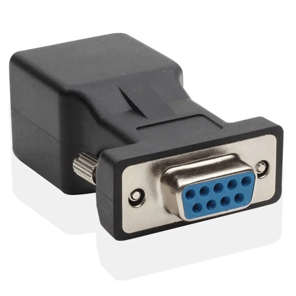 

RJ45 RS232 DB9 9- RJ45 Cat5e/6 Ethernet