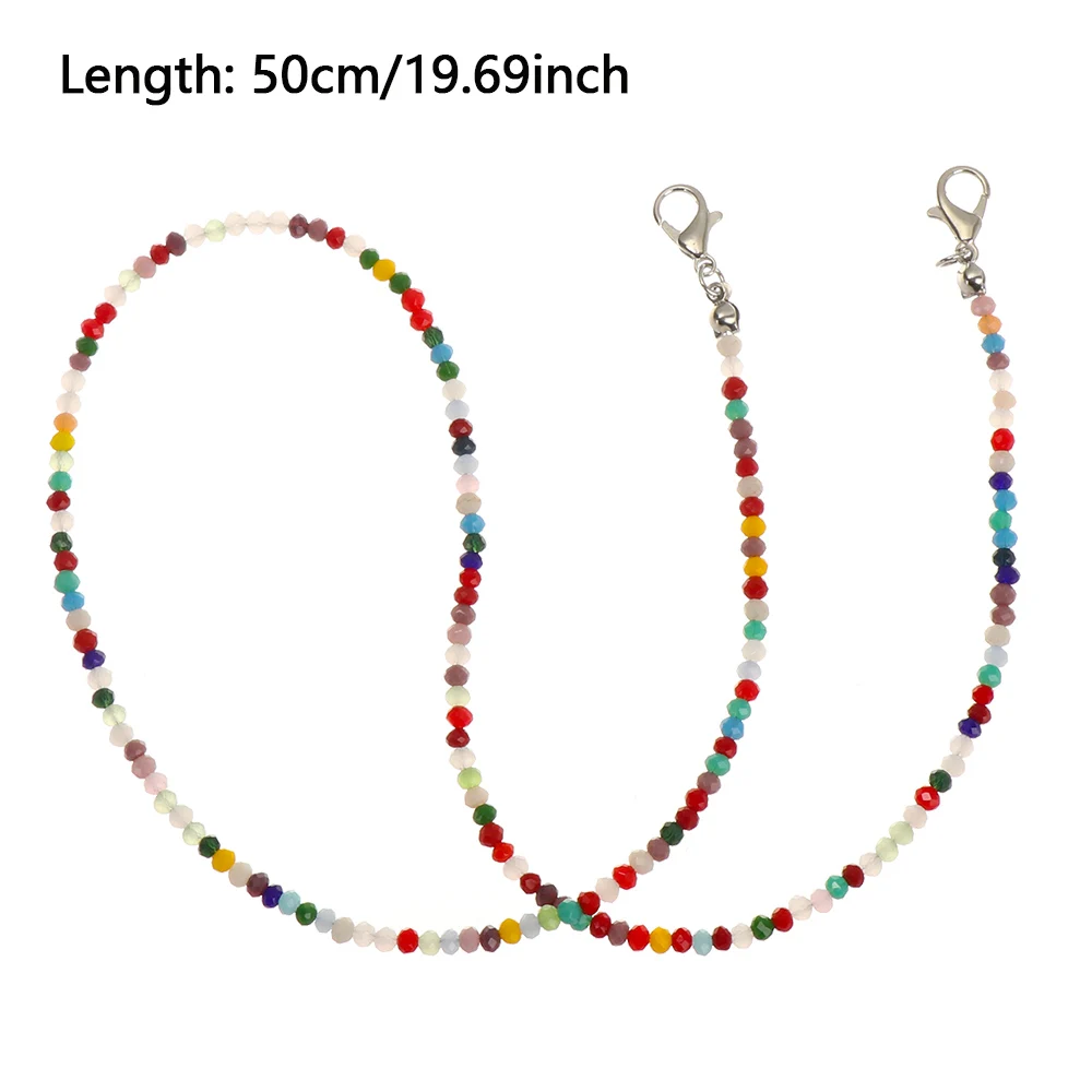 1 шт. новинка маска для лица ремешки очков держатель шнура удлинитель кристальная