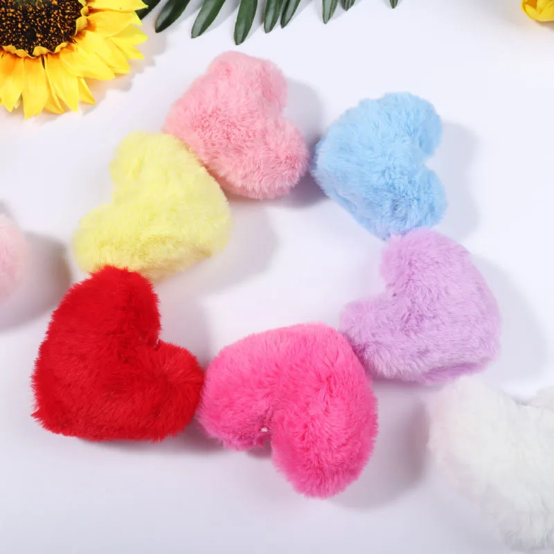 

1pcs 10mm rabbit fur stuffed ball toy mini gift key chain baby doll key chain DIY handmade accessories crafts