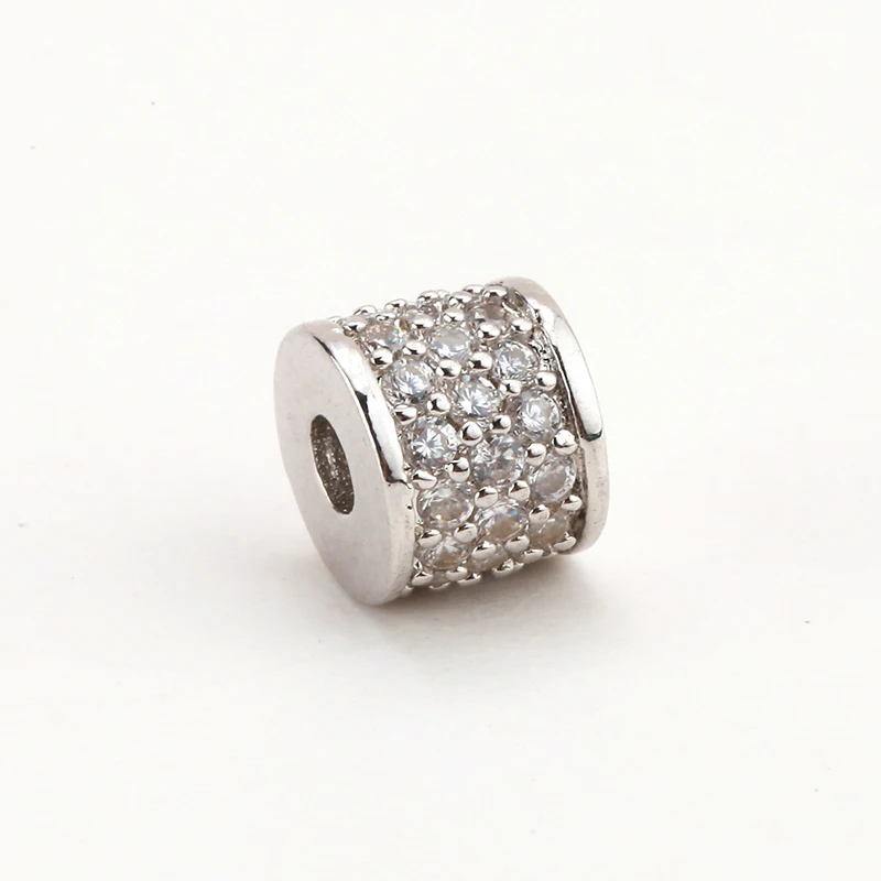 Разделительные бусины для изготовления ювелирных изделий золотые трубки