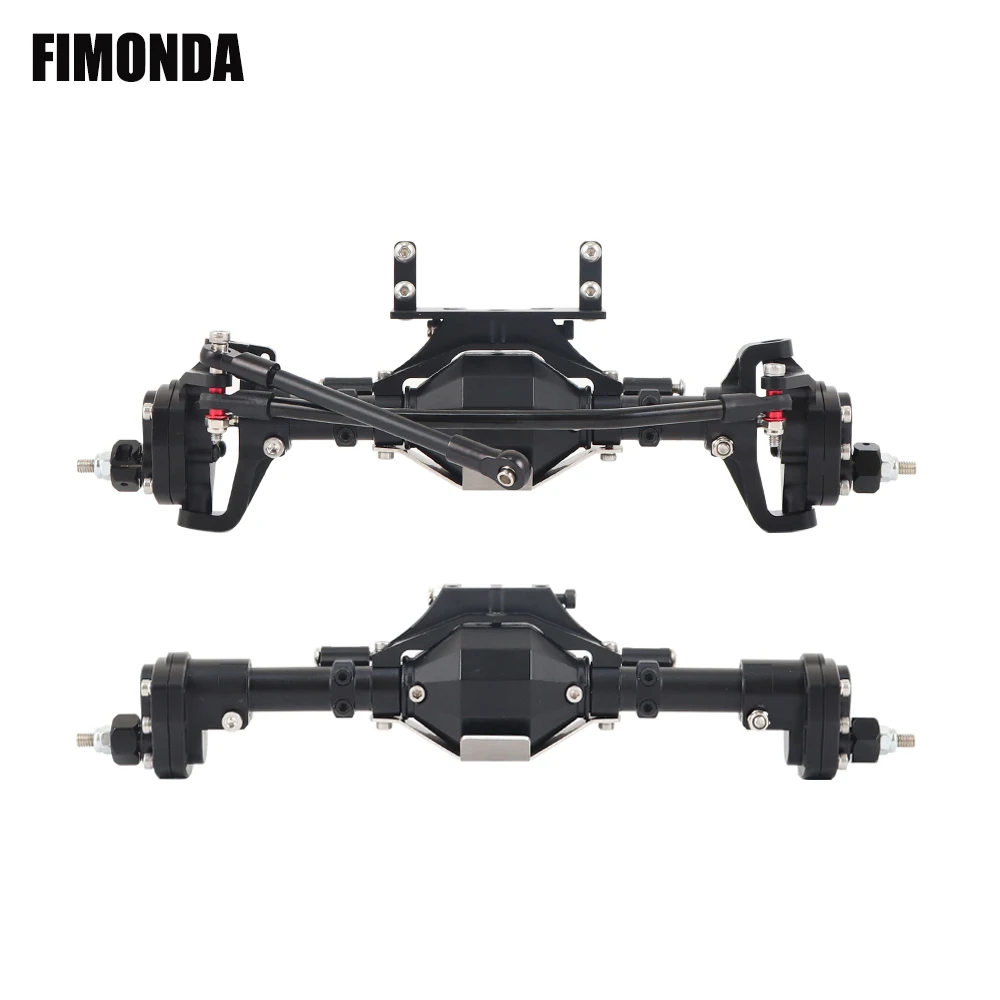 SCX10 металлическая ось Алюминиевые Передние Задние портальные оси для 1/10 RC