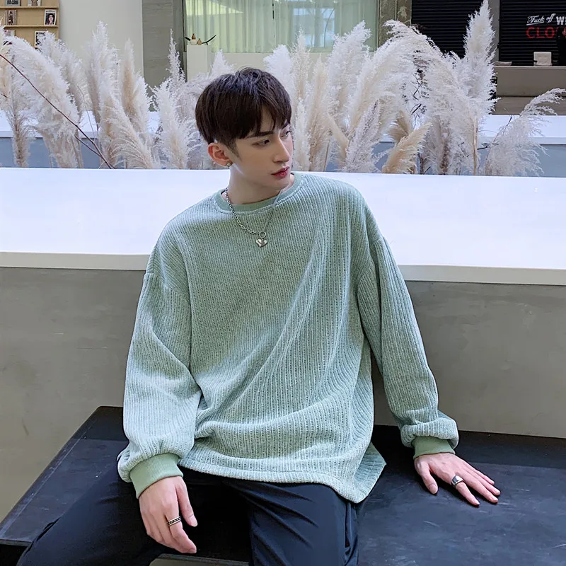 Мужские и женские парные пуловеры свитшот с разрезом сзади Мужская Уличная