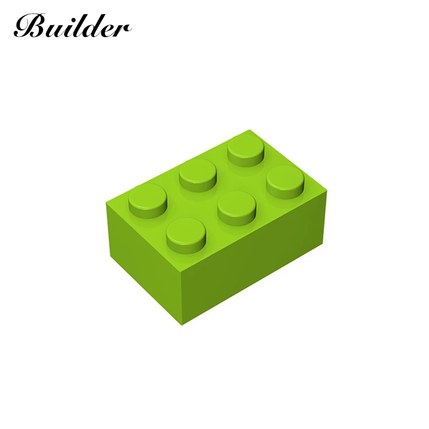 Строительные блоки 3002 базовый высокий кирпич 2x3 MOC часть 10 шт. совместимы со всеми