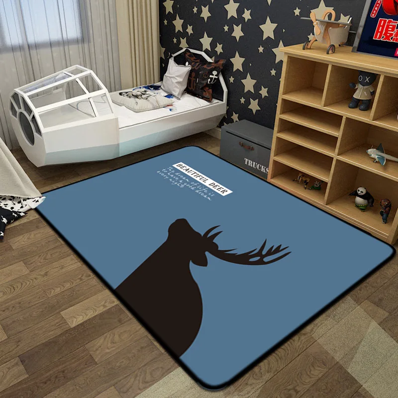 Мультяшный медведь волк планшетофон в скандинавском рождественском стиле для