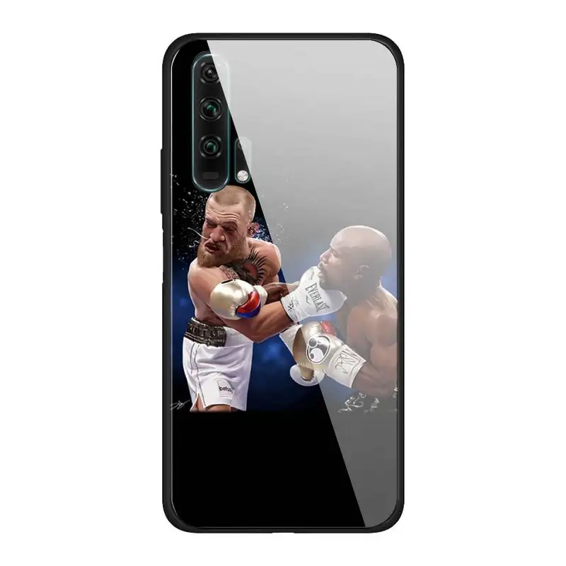 

Sports Boxing Phone Case For Huawei P30 Lite 20 Por P9 10 Mate 10 9 Honor 9 10 NOVA 5 Cover Glass For Huawei P20 Case