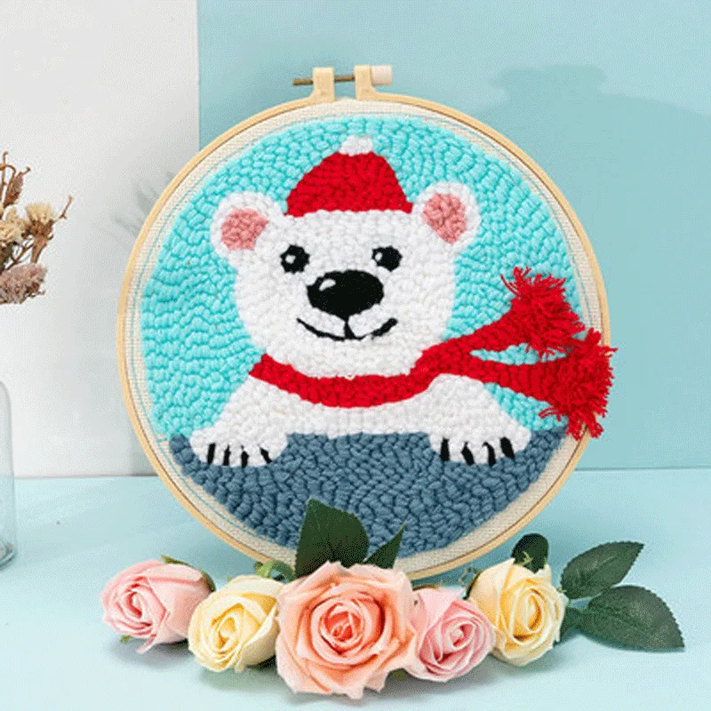 

Punch Needle Pen Magic Embroidery cross stitch kits embroidery needlework sets fabric DIY Crafts Sewing Accessories tools frame