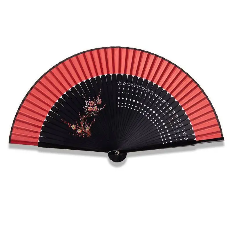 Китайский веер древний ветер складной японский Вишневый цветок кролик