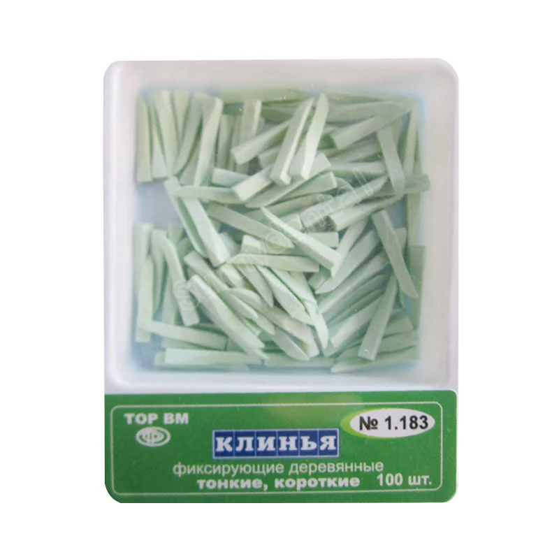 

TOP BM Interdental Composite Contoured Wooden Wedges 1.083 Assorted 200pcs/box Dental Materials Supply
