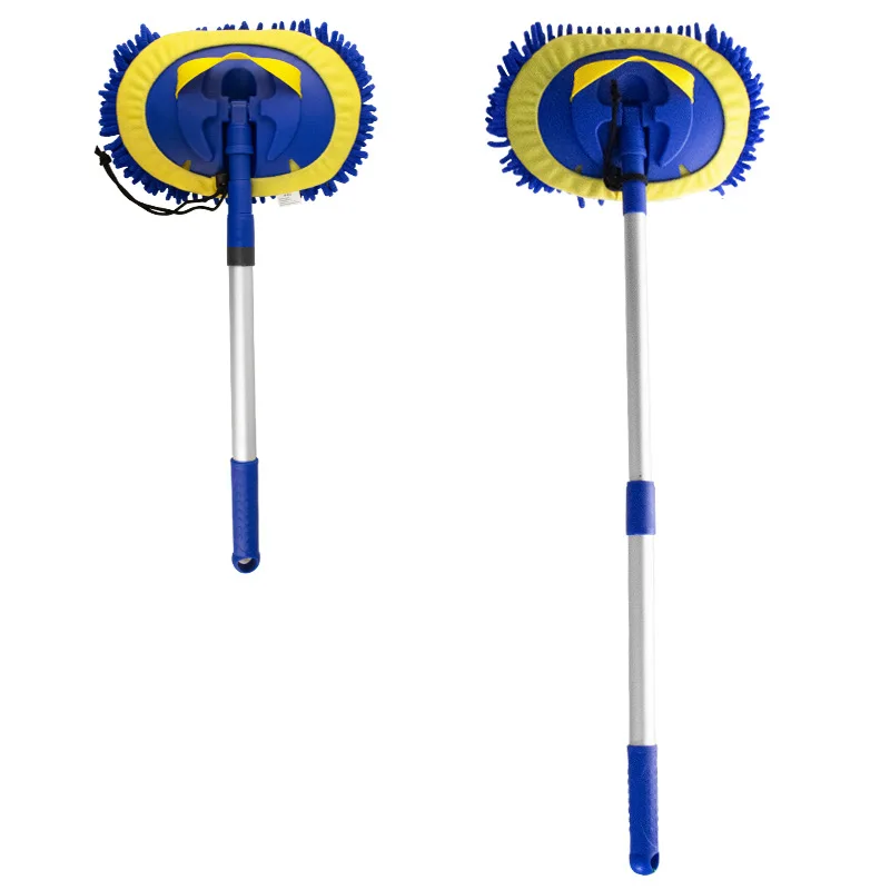 

Upgrade Three section telescopic car washing mop Super absorbent Car Cleaning Car brushes Mop Window Wash Tool Dust Wax Mop Soft