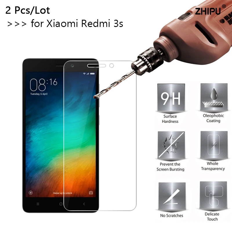 2 шт. Redmi 3 s 2.5D 0 26 мм закаленное стекло для Xiaomi Защитная пленка pro 3X стекло|Защитные