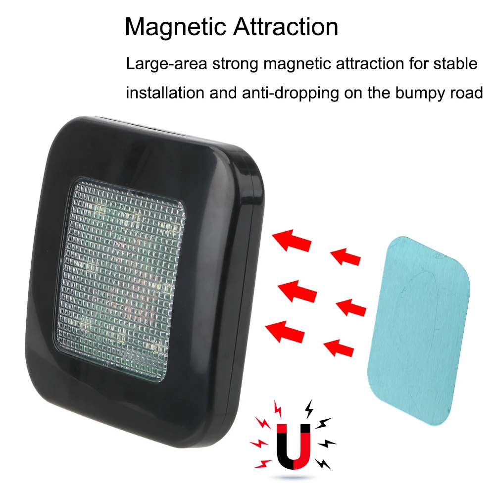 

Universal Touch Control Magnetic Night Light Car Led Roof Lamp Auto Interior Car Dome Reading Light Atmosphere Lamp