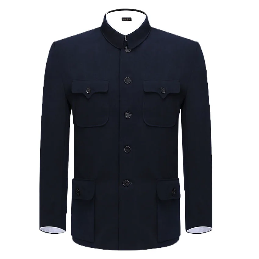 Традиционный китайский костюм Тан для мужчин куртка пальто Женская туника