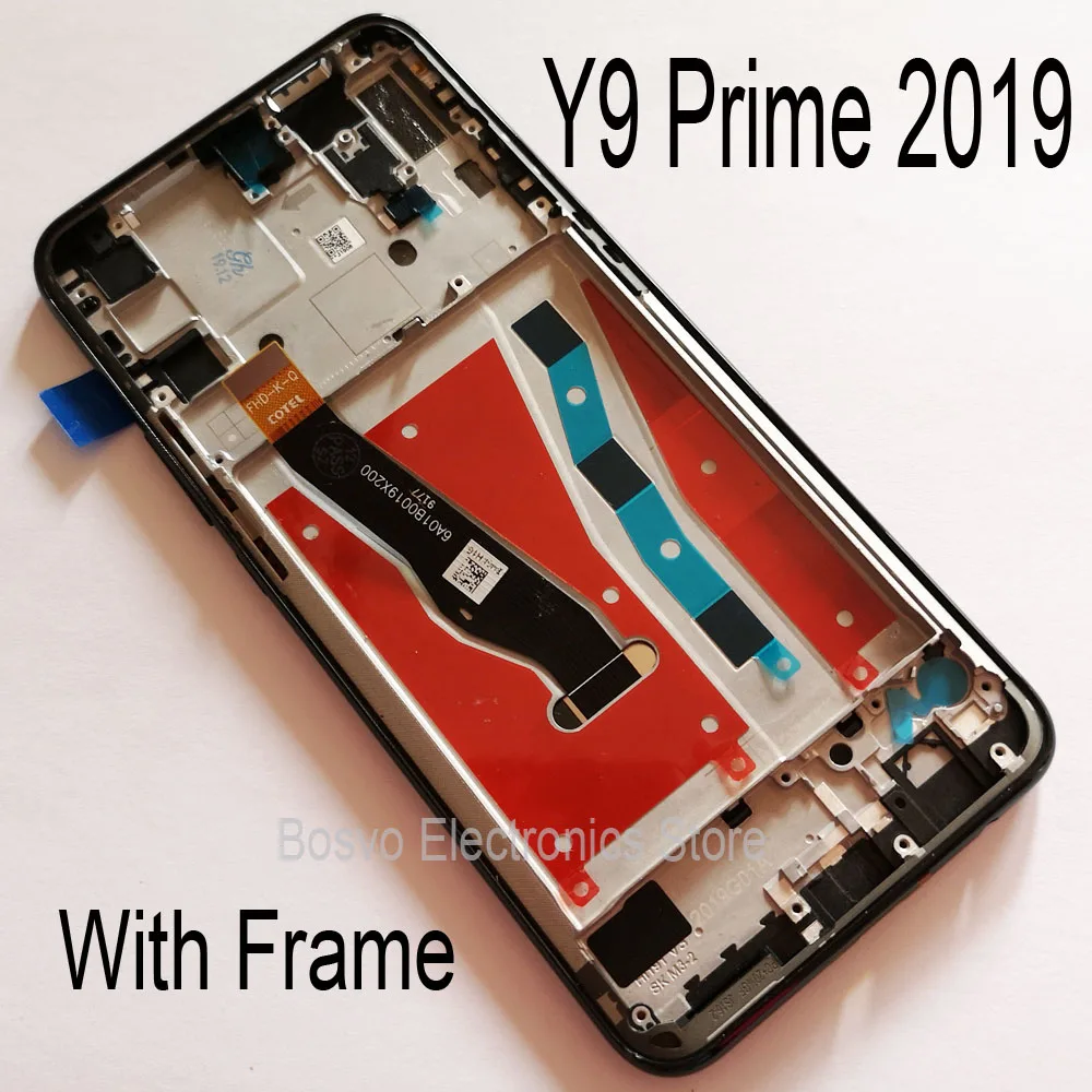 wholesale 10 pcs lot for huawei y9 prime 2019 lcd screen display p smart z with touch assembly original free global shipping