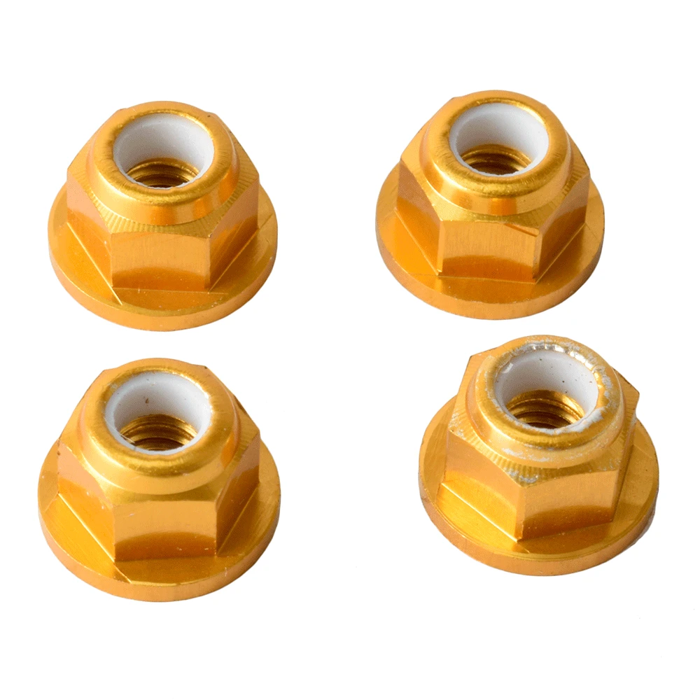 RC 1747 алюминиевые фланцевые гайки 4 мм нейлоновая Блокировка 4P для короткого