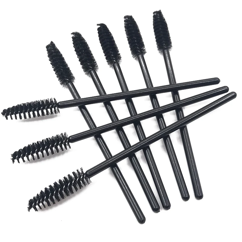 50 шт. одноразовые зеркальные кисти для нанесения туши|Аппликатор теней век| |