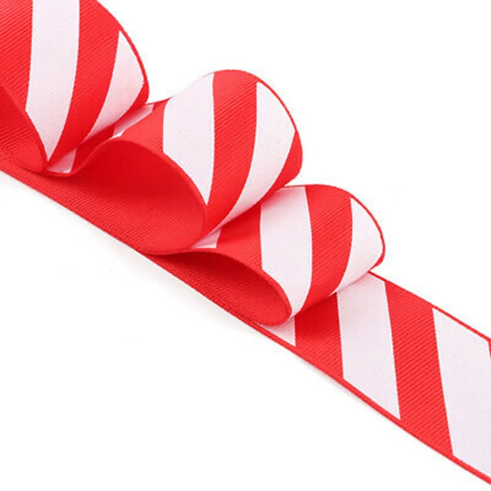 

Red White Stripes Ribbon 5 M 38mm Red White Candy Cane Garland Gifts Wrapping Wreaths Bows Christmas Ribbon Stripe Gifts Wrap