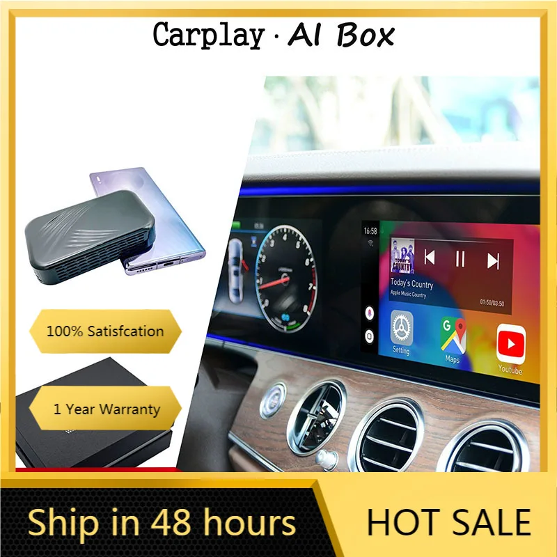 Автомобильная ТВ приставка Apple Carplay с искусственным интеллектом автоматическая