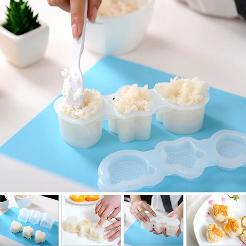 

Japanese Style Imported Sushi Mold Making Sushi Tool Set Lovely Diy Sushi Container Porphyra Rice Bag Mold Box