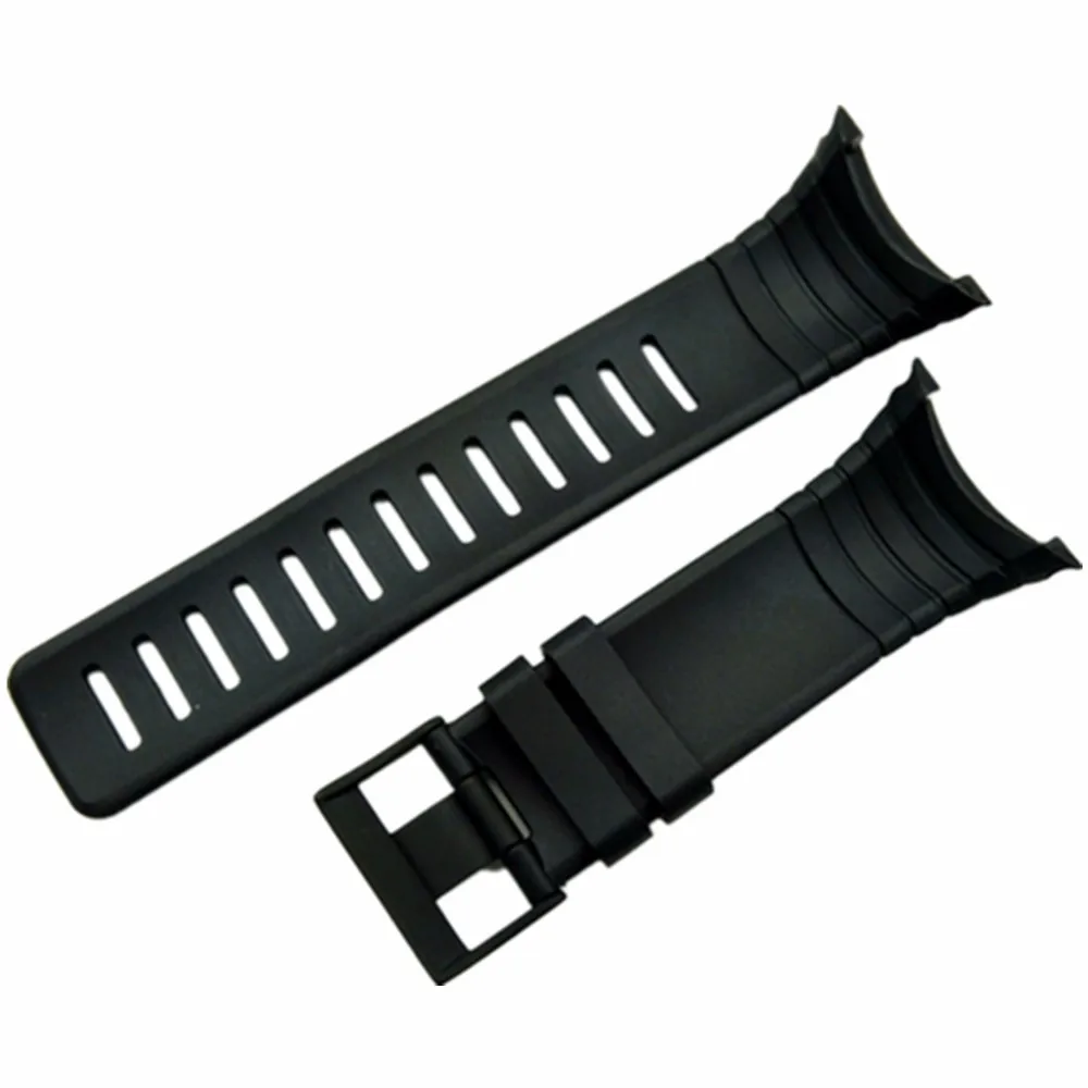 New! Watches Man For  Suunto Core 100% Fit Original Strap Standard All Black Watch Band/Strap +Clasp Screw +Tool