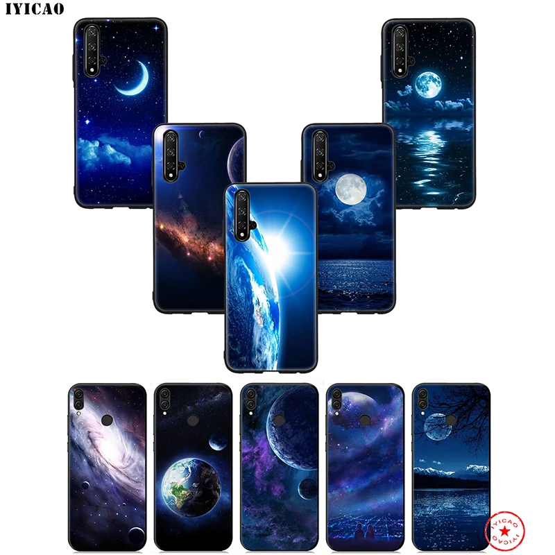 Мягкий чехол Art Stars Moon Planet для Huawei Honor 20 10 9X 9 8C 8X 8 7X 7C 7A 6A Nova 5i 4 3i 2 2i Lite Pro View Note |