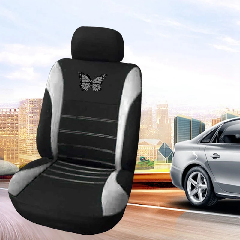 

New Universal Seat Car Automobile Car Seat Cover Protector Soft 3D Butterfly pattern for Auto Cars SU-V