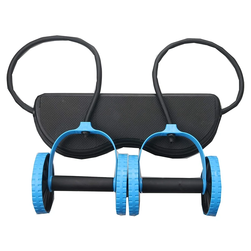 

Ab Roller Resistance Abinal Trainer Double Roller Home Fitness Multi-Fitness Exercise Knee Pads Fitness Equipment