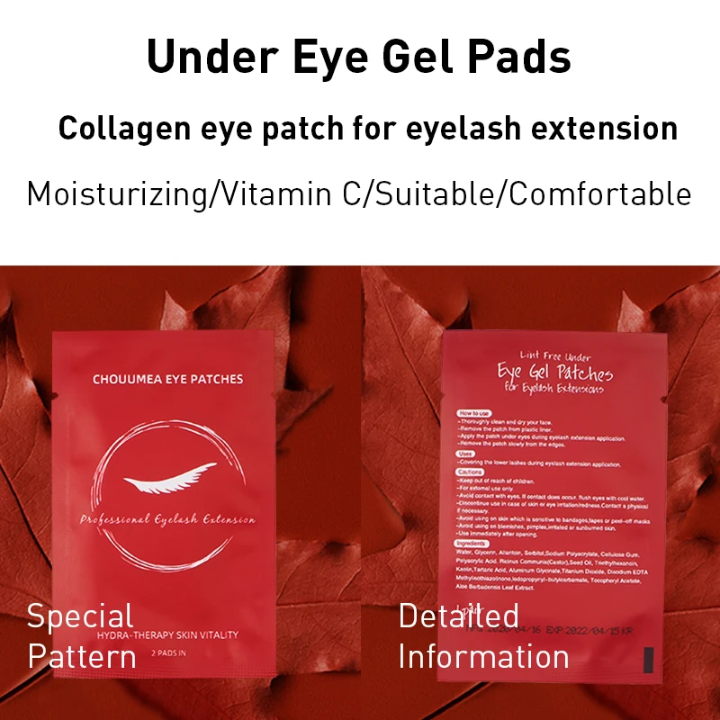 500pairs Eyelash Grafting Paper Patch Set Under Eye Pads for Extensions Lint Free Patches Lash Extension Makeup Tool | Красота и