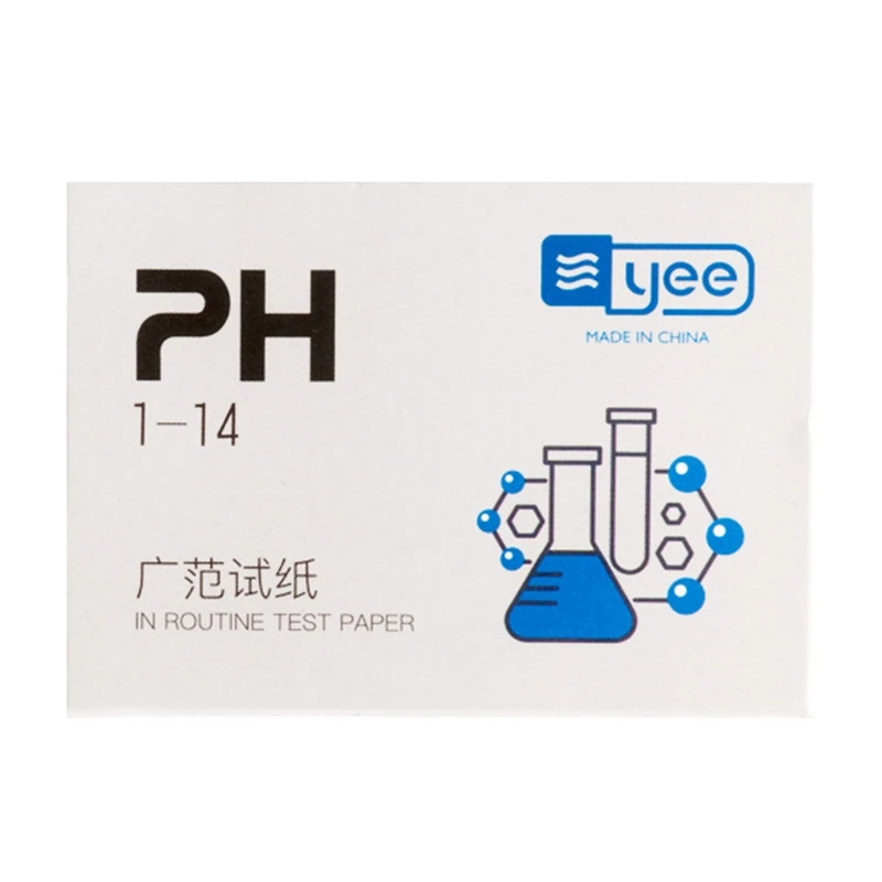 

Тест-полоски для аквариума, 80 шт., 1-14 pH