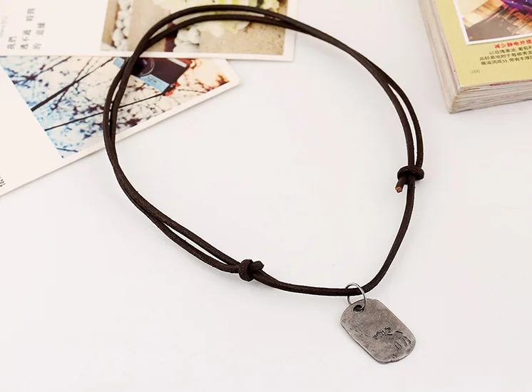 Винтажное ожерелье с кулоном в виде лося оленя из металла стиле ретро длинные