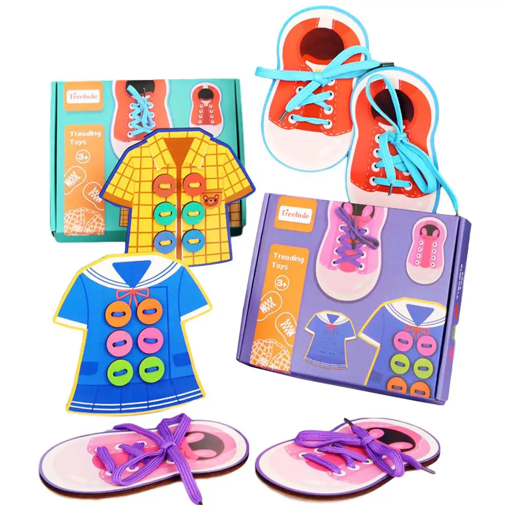 

Montessori Learning Board Soft Washable Educational Dressing Board Game Toy Puzzle Toys For Toddlers Children