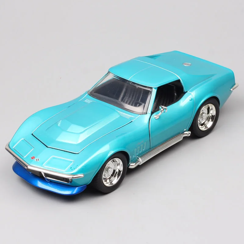 Коллекционные модели автомобилей Chevrolet Corvette Stingray ZL1 chevy vette из металлического