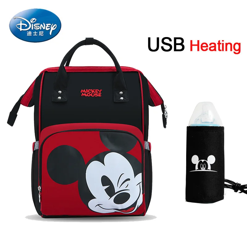 Сумка для мамы disney многофункциональная подгузников детей USB бутылочек с