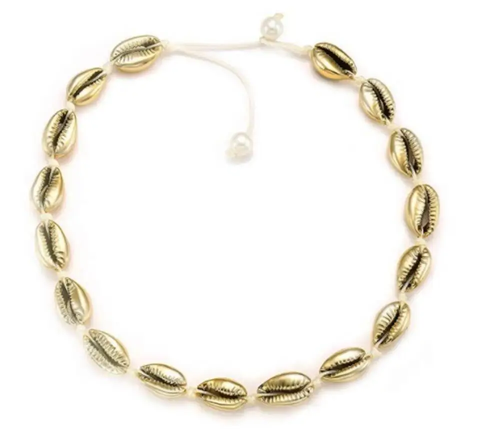 2019 натуральный ошейник из ракушек Женский в богемном стиле | Украшения и