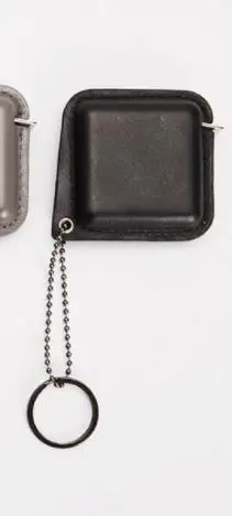 Xiaomi youpin 150 см/60 дюймов рулетка кожаная портативная Выдвижная линейка сантиметр дюймов рулетка швейная портновская рулетка - Цвет: Черный