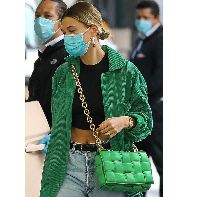 2021 осенне-зимний модный женский кардиган женская рубашка с зелеными пуговицами