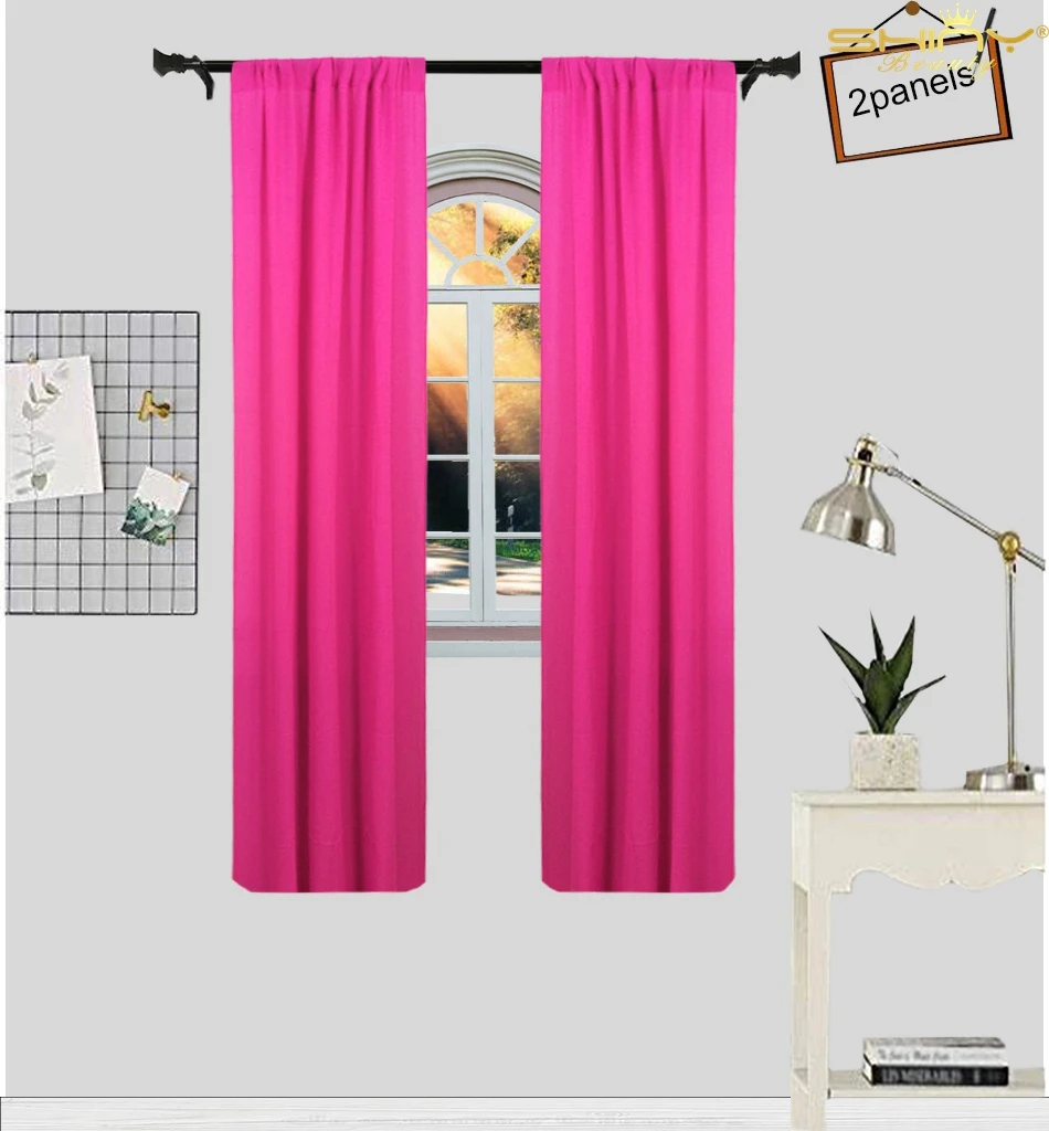 Fuchsia-2 panels Бургундский Прозрачный фон для занавес s 108 дюймов штора из шифона шифон фото фон 29x108 дюймов Тюль шифон украшение окна-M - Цвет: Fuchsia-2 panels