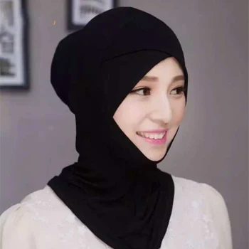 Muslim stretch Hijab Under Scarf caps turbante mujer