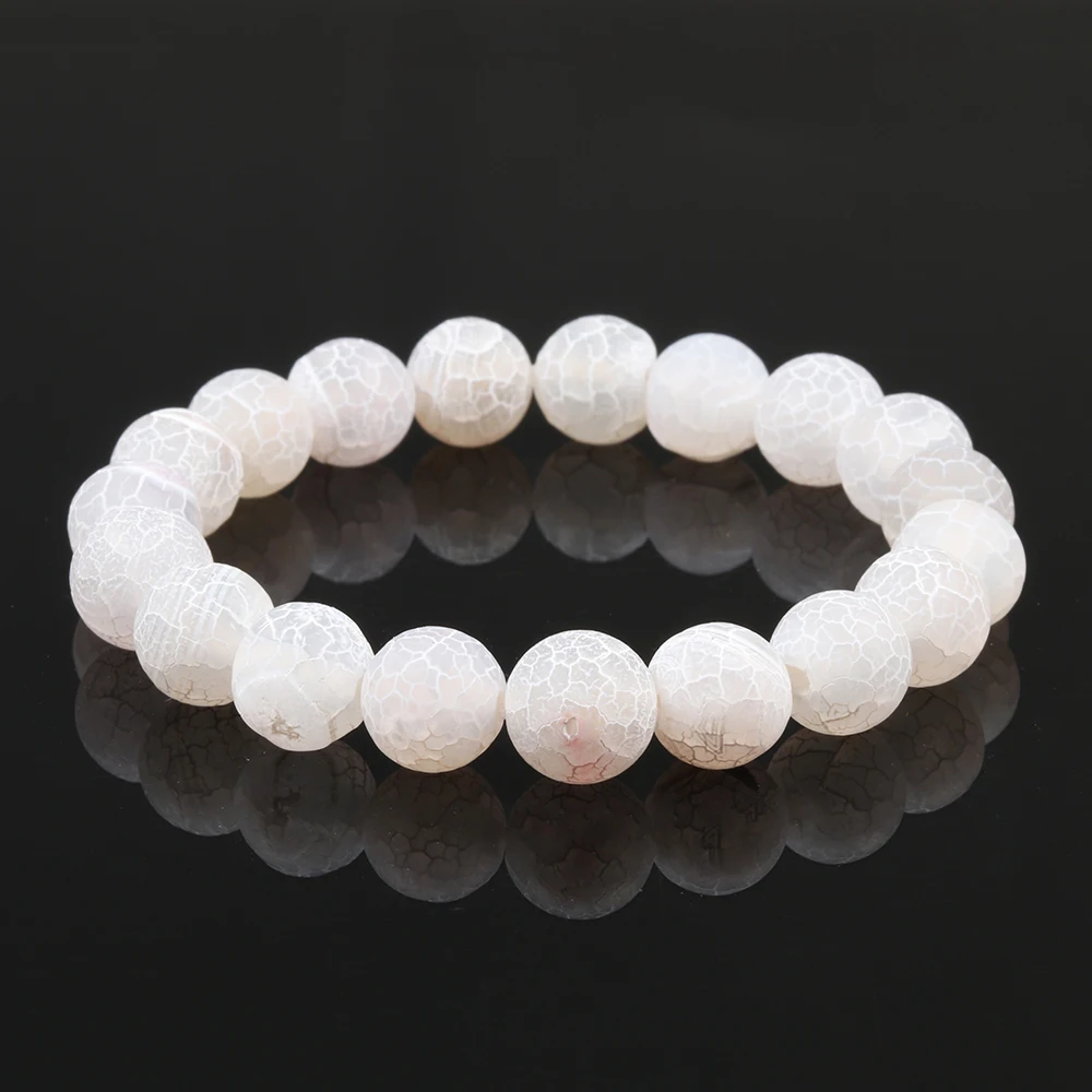 Браслет с четками Будды из натурального камня эластичный браслет выветриваемыми