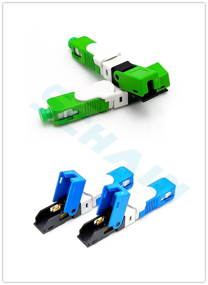 FTTH SC UPC Optical fibe quick connector SC PC FTTH Fiber Optic Fast Connector Embedded type ESC250D SC Connector