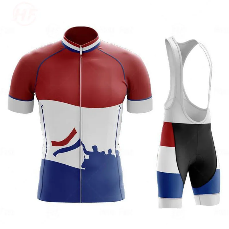 

2021 Netherlands summer New cycling suit road bike clothing men's pro shorts bib Mtb Bike Jersey Shirt Maillot Ciclismo kit