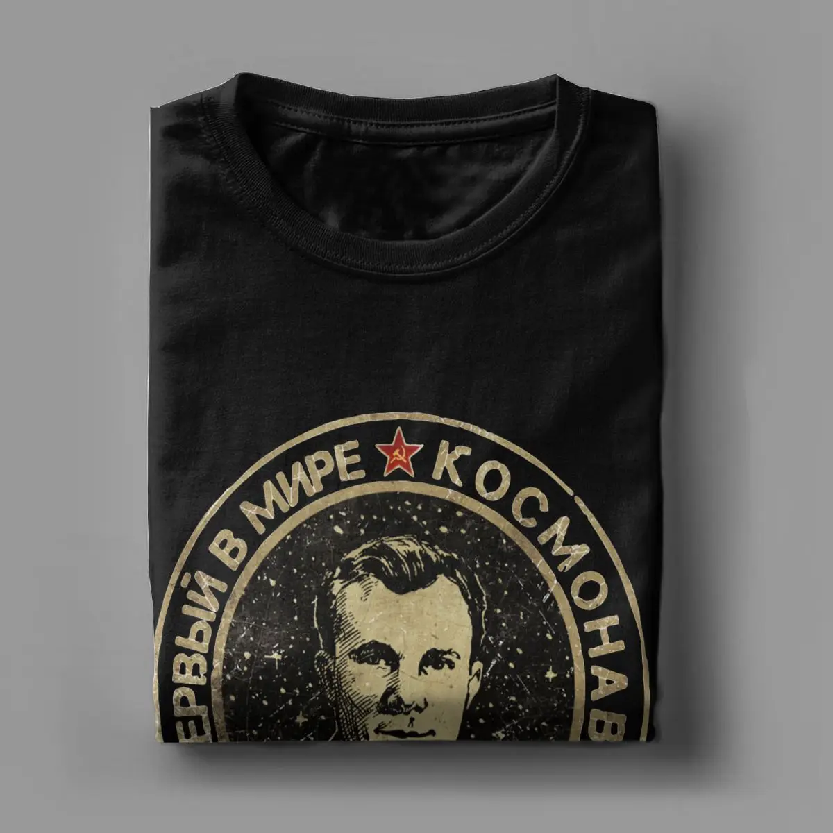 Hipster Гагарина майки для мужчин Хлопковые футболки СССР космонавт Советского
